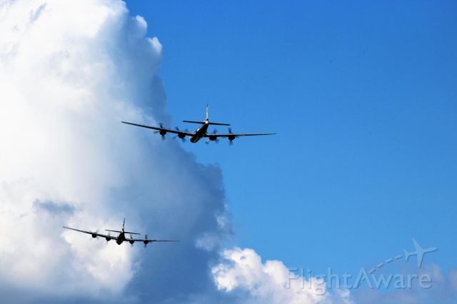 Boeing B-29 Superfortress (N69972) - Two B-29s in Close Formation !!