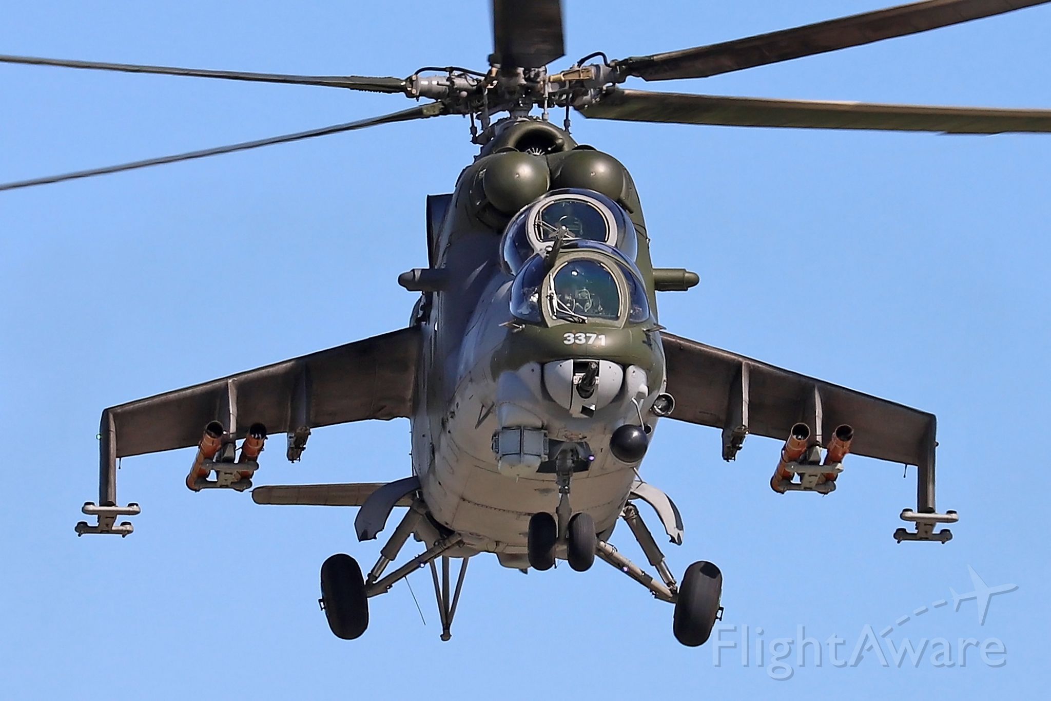 MIL Mi-25 (CEF3371) - Mil Mi-35 Hind-E. Photo taken on August 22, 2021,