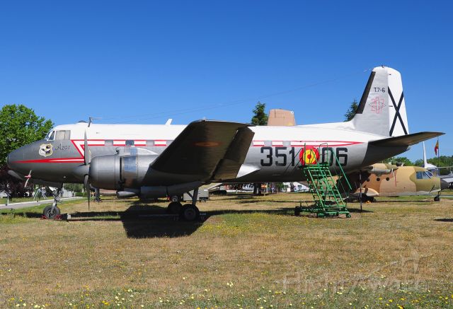 T76 — - CASA C-207 Azor. Museo del Aire in Madrid, Spain.