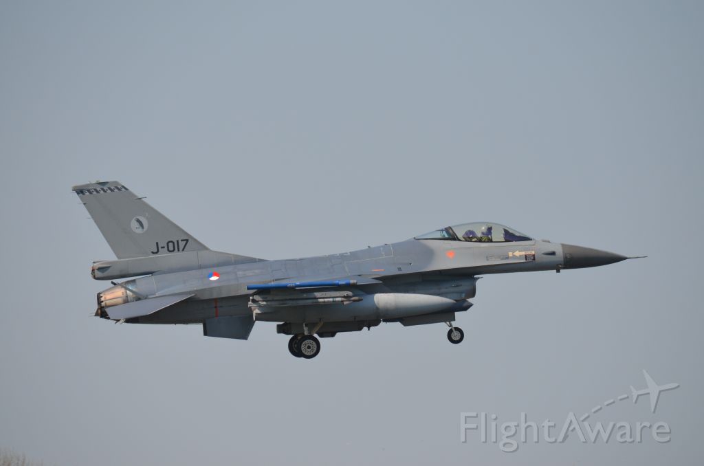 Lockheed F-16 Fighting Falcon (J017) - NETHERLANDS AIRFORCEbr /FRYSLAN FLAG EXERCISE 2019