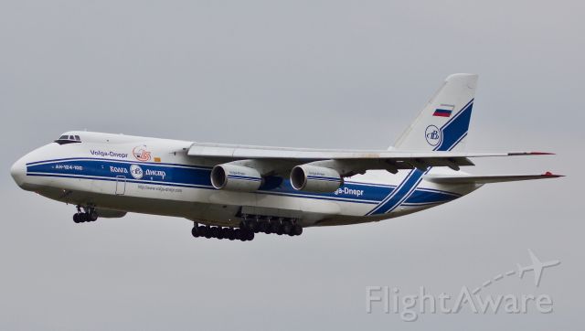 Antonov An-124 Ruslan (RA-82047) - A rare Russian visitor to AFW, bringing Puma helicopters from London