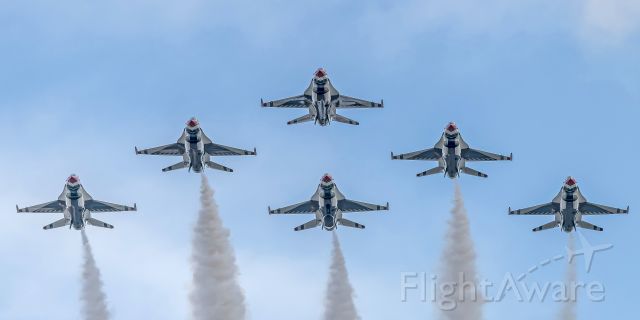 Lockheed F-16 Fighting Falcon — - At 2020 Daytona 500