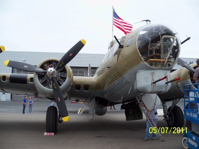 23-1909 — - Shot of Collings Foundation B-17G Nine-O-Nine.  I have to say of the few remaining flying examples, this aircraft beats them all. 