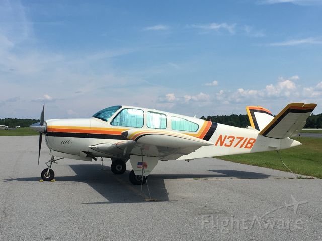 N371B — - Parked on the ramp at Falcon Field