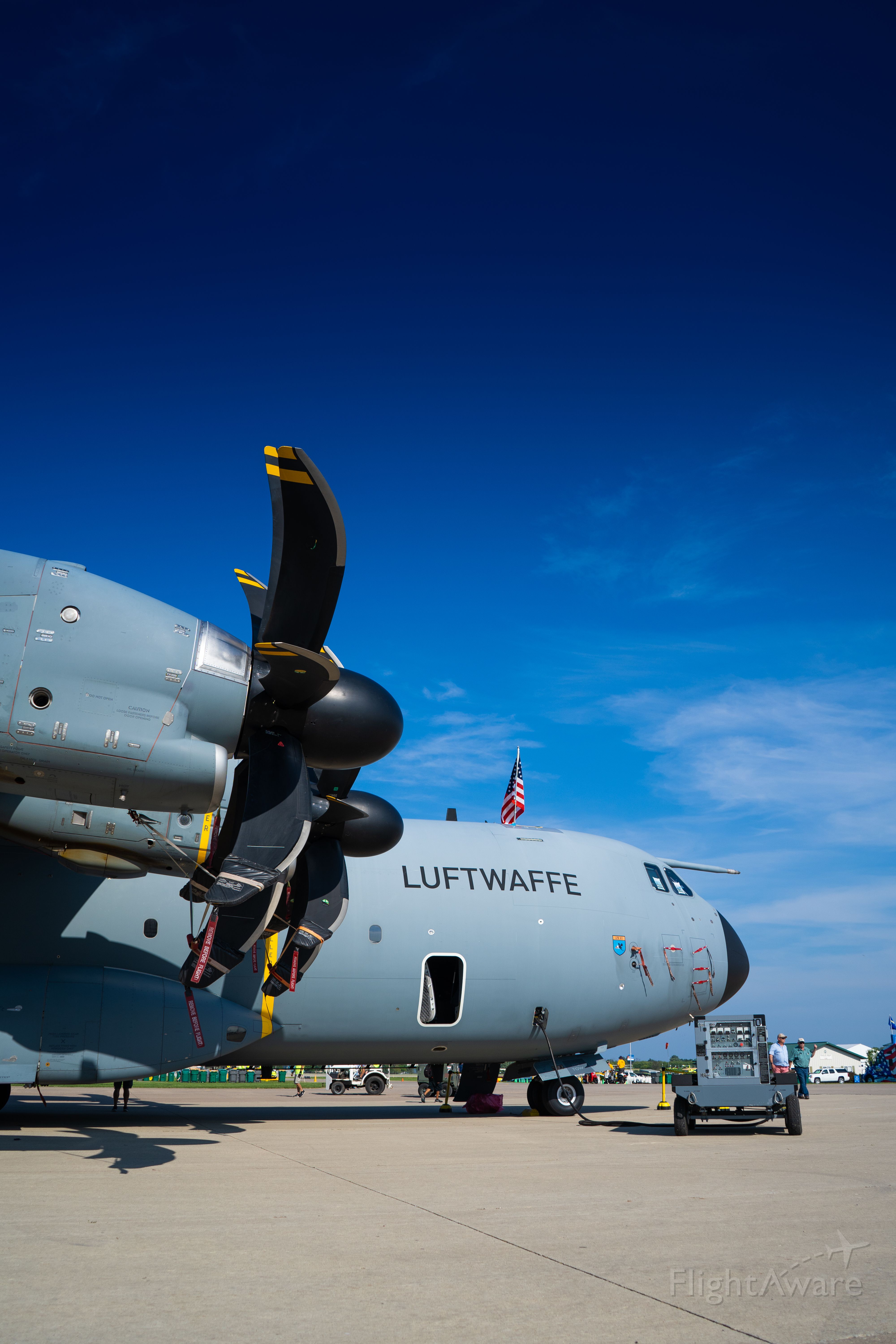 AIRBUS A-400M Atlas (GAF5406) - Luftwaffe Airbus A400M on display at Airventure 2021