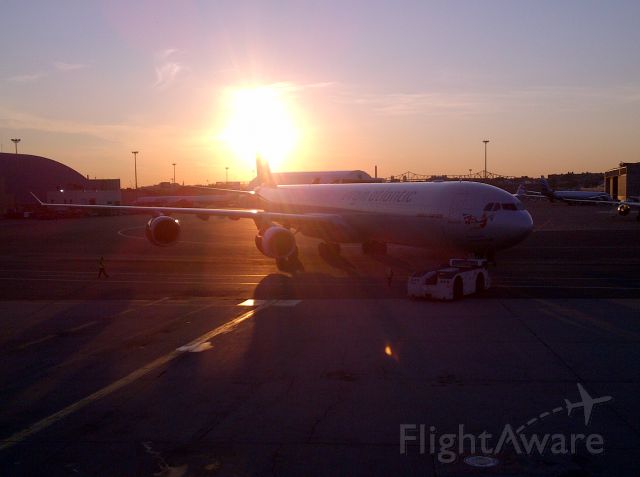 Airbus A340-600 (G-VFIT) - A Virgin Sunset