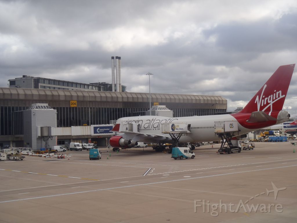 — — - Leaving Manchester T2 on earlier Virgin flight for Orlando