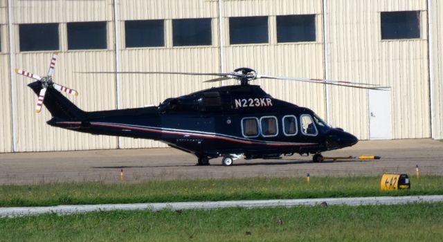 BELL-AGUSTA AB-139 (N223KR) - Catching some Tarmac time is this 2013 AgustaWestland Rotorcraft in the Summer of 2019.