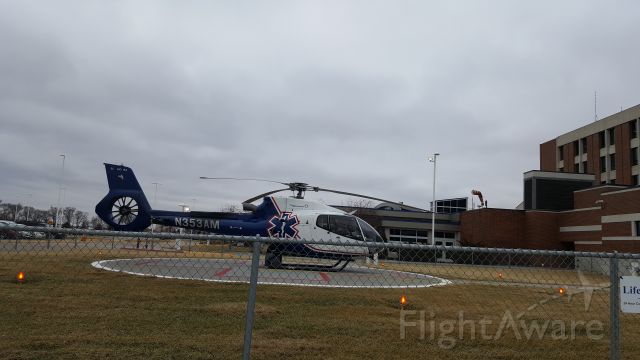 Eurocopter EC-130 (N353AM) - LifeNet Fremont, Nebraska. Air ambulance stationed at Fremont Health Medical Center.