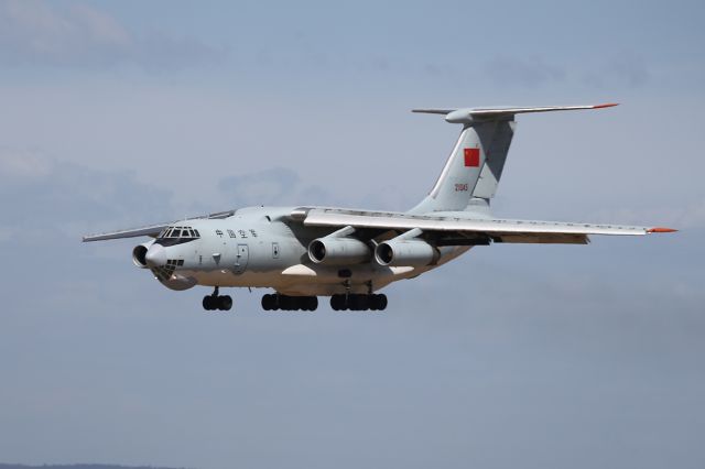 Ilyushin Il-76 (N21045) - A Chinese Air Force IL-76 landing at Perth Australia tojoin the search for missing Malaysia Airlines Flight MH370