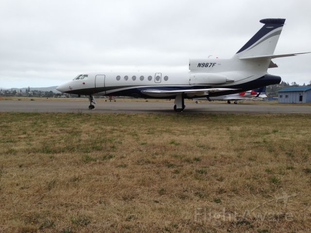 Dassault Falcon 50 (N987F) - Undoubtedly visiting the nearby Bandon Dunes Golf Course