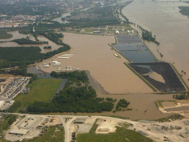 — — - Flooded Dewitt Spain Airport May 5, 2011