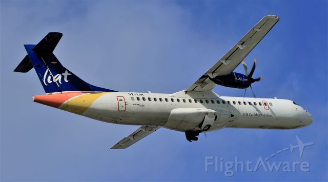Aerospatiale ATR-72-600 (V2-LIH) - Liat departing St Maarten