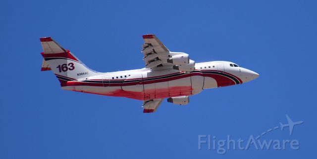 Avro Avroliner (RJ-85) (N366AC) - TNKR163 shortly after departure from KIWA en route to the "Mescal Fire" in Arizona, 2021.