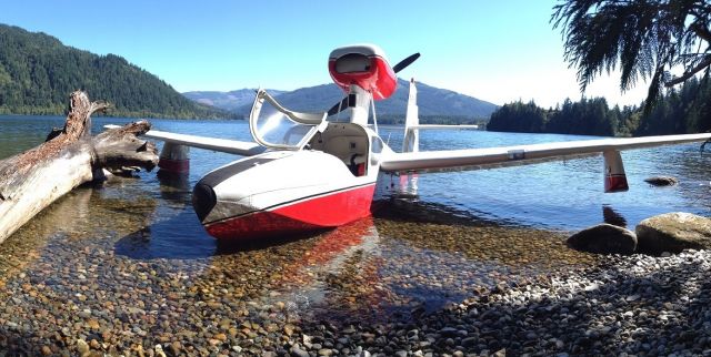LAKE LA-200 (N7615L) - Lake Whatcom, Washington State, Oct 2014