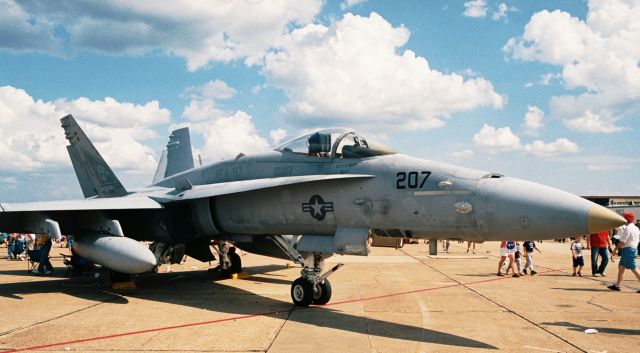 McDonnell Douglas FA-18 Hornet — - Navy F/A-18C of VFA-97 at Barksdale AFB Airshow in 2005.