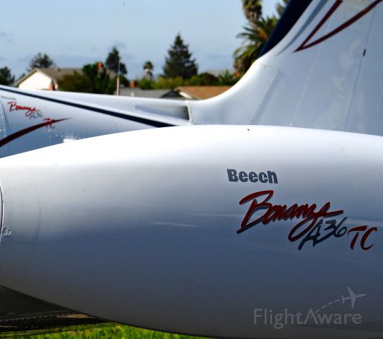 Beechcraft Bonanza (36) (N814JG) - Beechcraft Bonanza A36TC at Petaluma, CA.