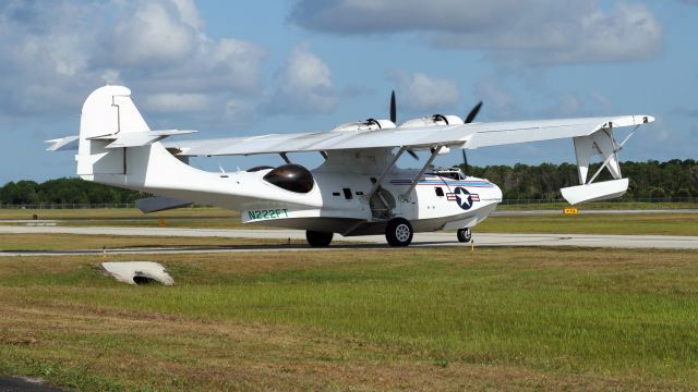 N222FT — - The legendary amphibian plane built 1944, was about to take-off at the 2022 Vero Beach Airshow.