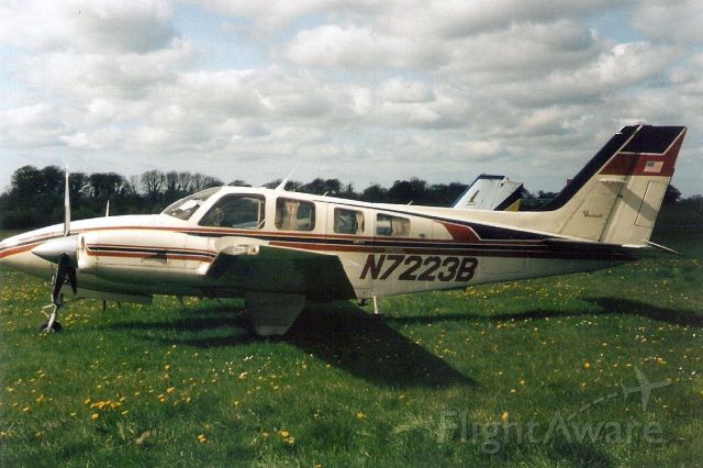 Beechcraft Baron (58) (N7223B) - Seen here in May-96.  Since reregistered N84PE.