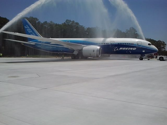 N787BA — - First 787 in Boeing Final Assembly in Charleston, SC