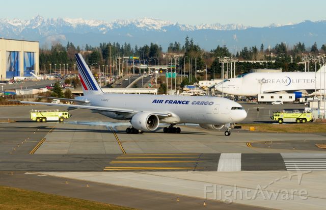 Boeing 777-200 (F-GUOC) - Air France Cargo F-GUOC first customer delivery flight of the Boeing 777-200 Freighter