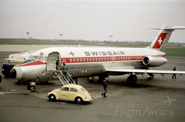 Douglas DC-9-10 (HB-IFA) - Swissairs 1st DC-9 in 1967 at Düsseldorf (EDDL)