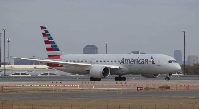 N833AA — - Taken from DFW Founders' Plaza.  DFW-LIM. 03-13-2021