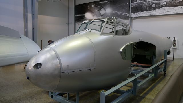 De Havilland Mosquito (N959TV) - DeHavilland D.H. 98 Mosquito T.MK.III at Flying Heritage Collection on 1.5.17 awaiting reassembly and painting after being shipped from NZ where it was restored.