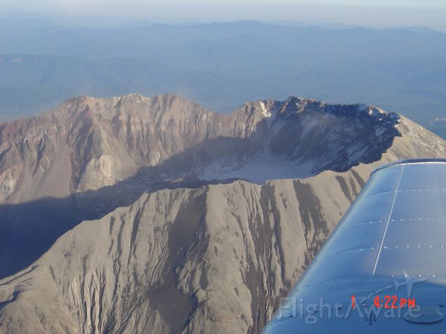 Piper Cherokee Arrow (N55LM) - St Helens Valcano, the day after....