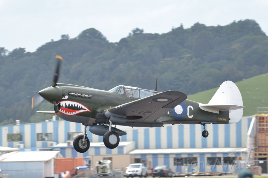 CURTISS Warhawk (ZK-CAG) - Curtiss P40 Kittyhawk IV (aka P40N Warhawk) at NZ Warbirds Open Day 22 November 2015