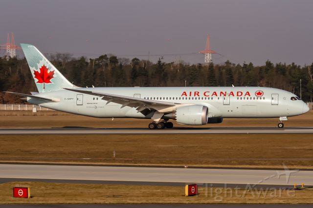 Boeing 787-8 (C-GHPY) - C-GHPY Air Canada Boeing 787-8 Dreamliner coming from Toronto - Lester B. Pearson International (YYZ / CYYZ) @ Frankfurt International (FRA / EDDF) / 22.01.2017