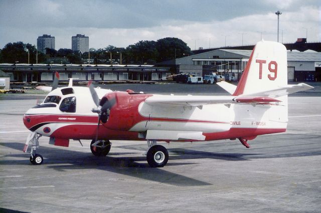F-WDSX — - Low-quality scan,  this recently-converted Conair Firecat on delivery to France.