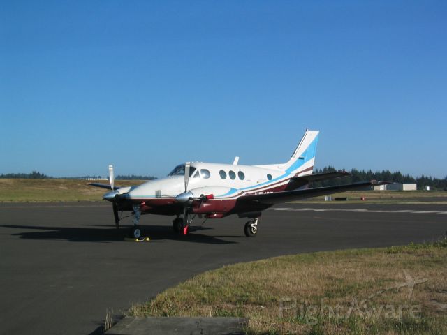Beechcraft King Air 90 (N54PT) - Before the paint job. You can see why.