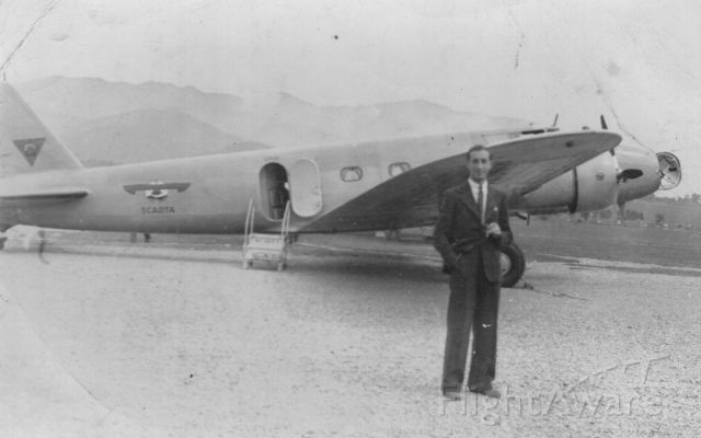 SCADTA — - SCADTA one of the first world Airlines , Picture of Juanito Echevarria, an Spanish Opera Singer in 1930s