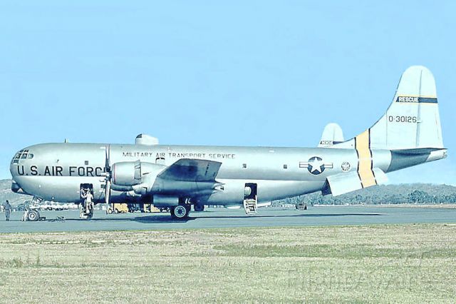 Boeing C-97 Stratofreighter (5330126) - Boeing HC-97G 53-30126 RAAF Pearce (YPEA) 1960s