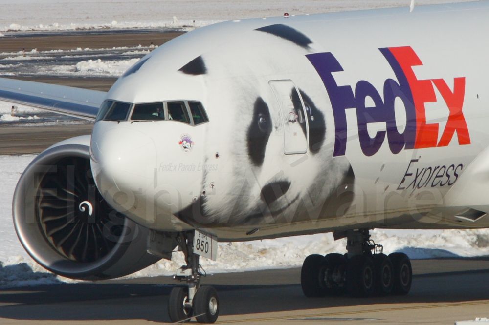 BOEING 777-200LR (N850FD) - FDX9750 the FedEx Panda Express