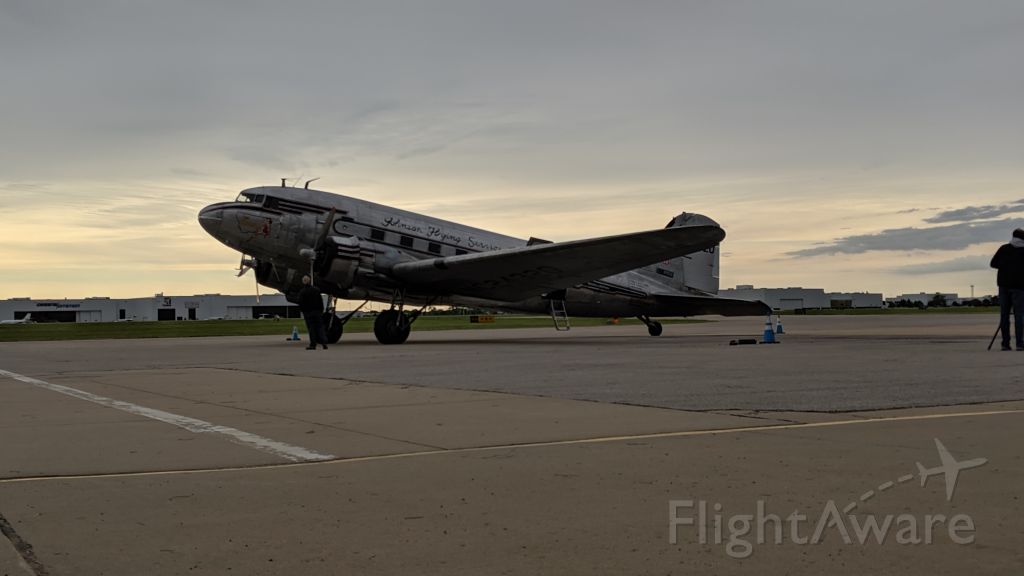 Douglas DC-3 (N24320) - Miss Montana stop in Wichita en-route to Normandy.