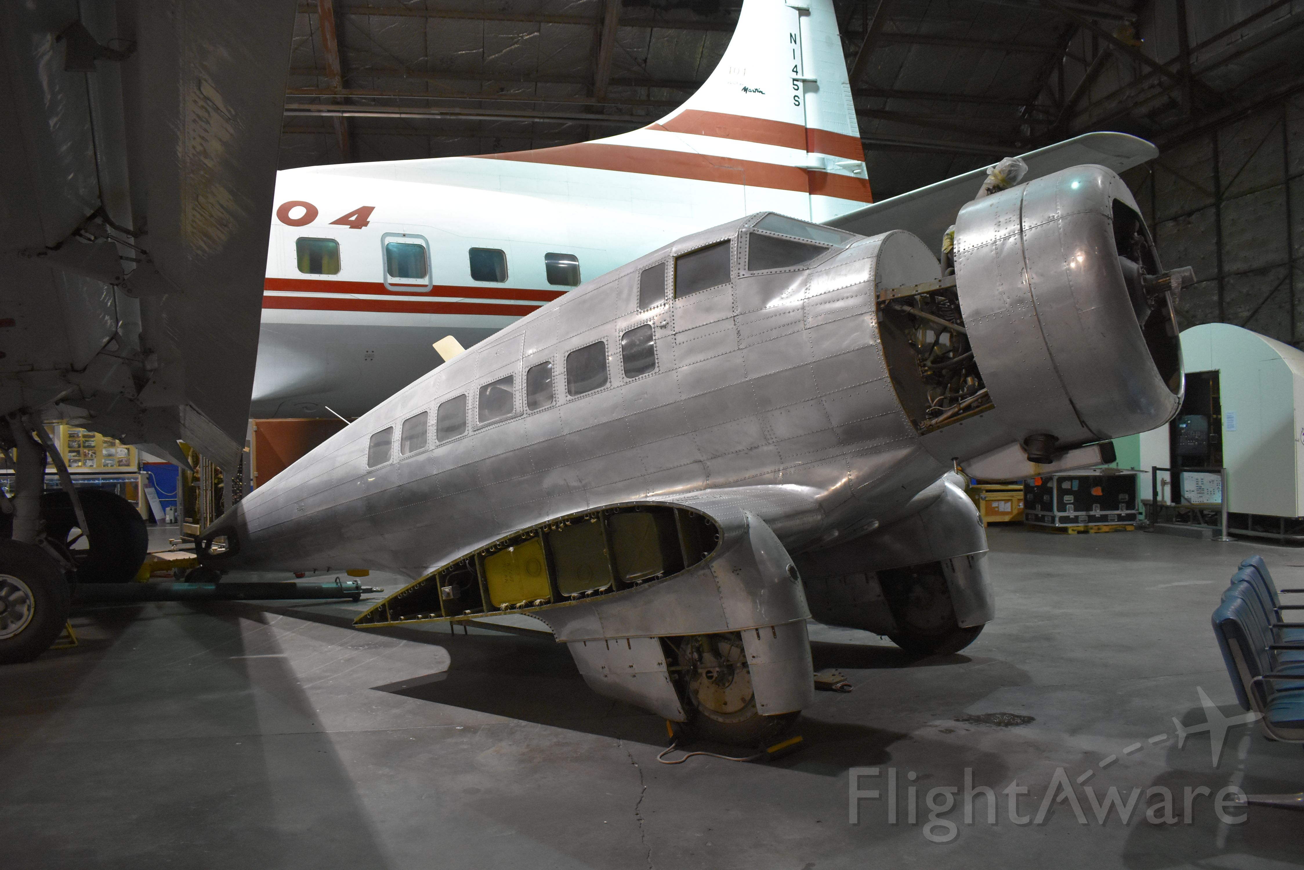 Beechcraft 55 Baron (N13777) - this Northrop Delta 1D is seen at the National Airline History Museum in Kansas City, Missouri