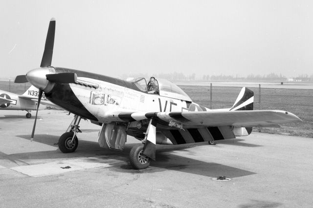 North American P-51 Mustang (N5441V) - Credit to Frank M.br /br /Uploaded with the ok from Robert Patterson.br /br /Taken sometime in the 60s (From what I was told)