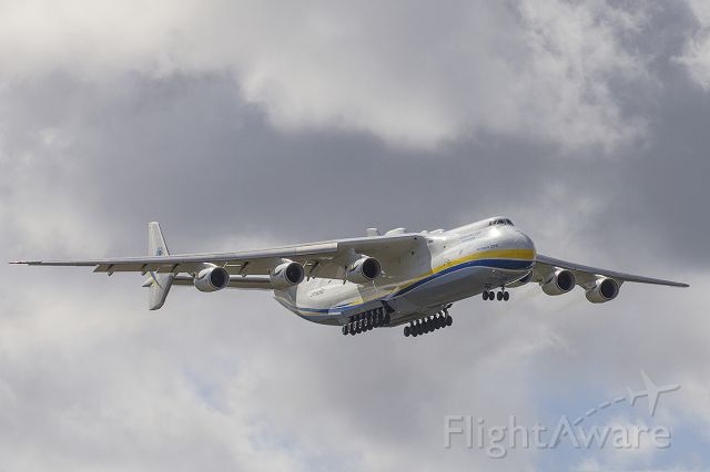 Antonov Antheus (UR-82060) - First visit to Australia by the mighty Antonov AN-225, on finals for Perth Airport, Western Australia on Sunday, 15th May 2016.