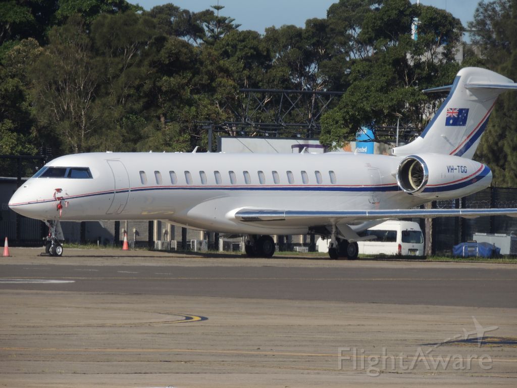 BOMBARDIER BD-700 Global 7500 (VH-TGG) - this is a photo of VH-TGG on the 15/11/2020 at the DHL / Virgin Australia cargo carpark. This photo was taken with a Nikon Coolpix P510 