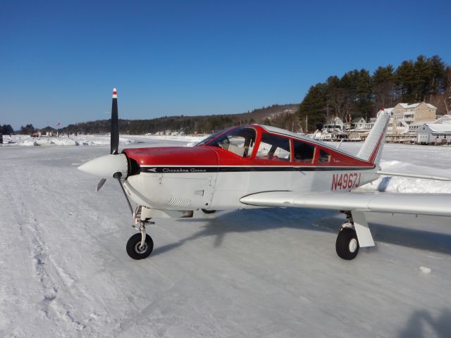 Piper Cherokee Arrow (N4967J) - Alton Bay Ice Runway, February 2017