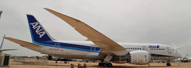 Boeing 787-8 (N787EX) - Another look at the #2 787-8 prototype at Pima Air and Space Museum, Tucson, AZ, 21 Apr 18.