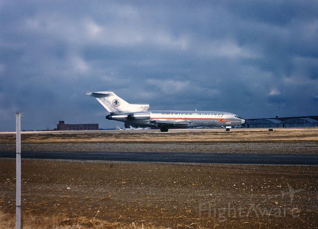 Boeing 727-100 (N1971) - The first or one of the first American Airlines B727 ready to depart KTUL on runway 35Right. Note the B-47's in the back ground at the Douglas Aircraft plant.