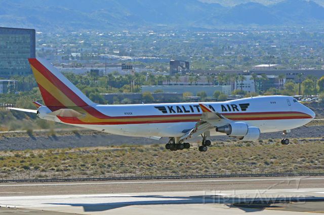 Boeing 747-400 (N782CK) - Kalitta Air Boeing 747-4HQF N782CK at Phoenix Sky Harbor on December 16, 2019. 