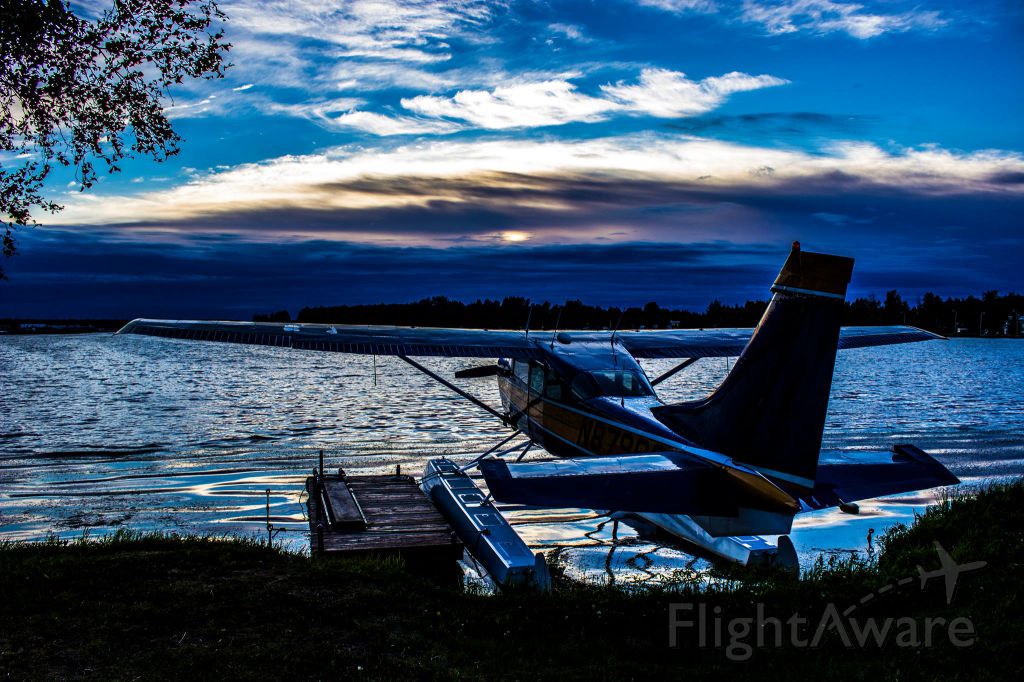 Cessna 206 Stationair — - On a walk around Lake Hood seaplane base across from Anchorage International. 