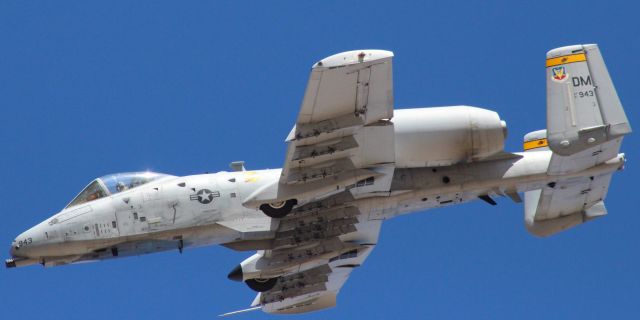 81-0943 — - A-10 in the pattern at Davis-Monthan AFB, AZ.  