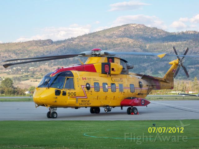 — — - PENTICTON REGIONAL AIRPORT CANADA YYF - AgustaWestland CH-149