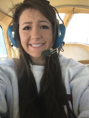 Cessna Skyhawk — - My daughters afraid to fly but still finds the courage to go with Dad!