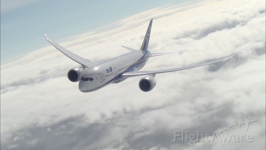 Boeing 787-8 (N787EX) - Dream Liner's flight to Japan